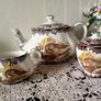 Palissy Royal Worcester Game Series Large Teapot, Creamer and Jam Pot Image 4