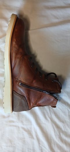 Mens brown bullboxer leather boots EU 46, UK 11