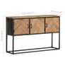 Sideboard 120x30x75 cm Solid Acacia Wood Image 2