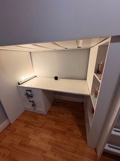 Ikea Smastad Loft Bed with Desk and Cupboard