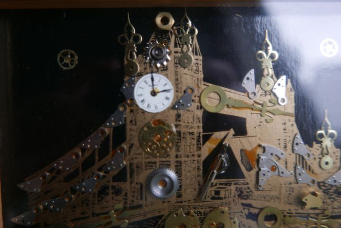 Tower Bridge Framed Decorative Clock type art