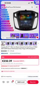 Ford Focus MK3 2011-2019 9.7" Android Stereo CarPlay 4G GPS Brand New