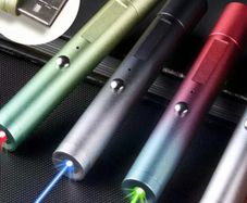 Green Laser Black & White Body usb rechargeable