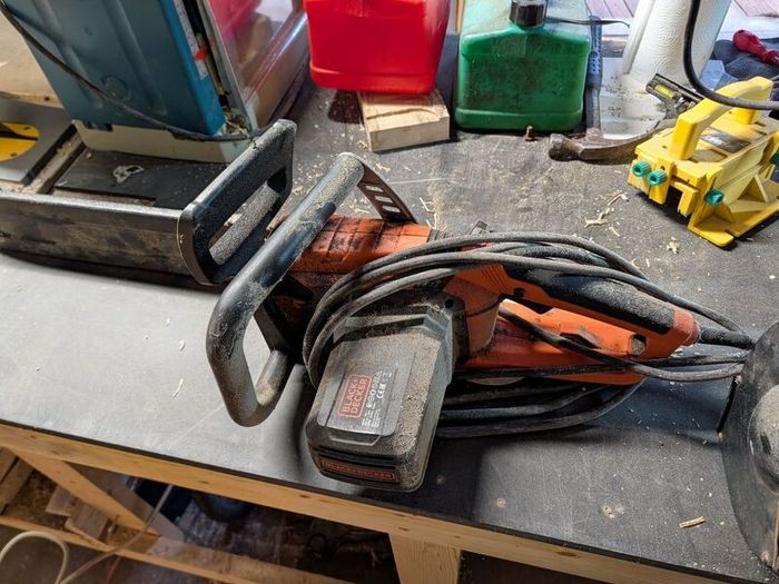 Garden Tools: priced individually (chainsaw, strimmer, hedge trimmer)