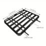 Universal black roof rack cargo basket Image 4