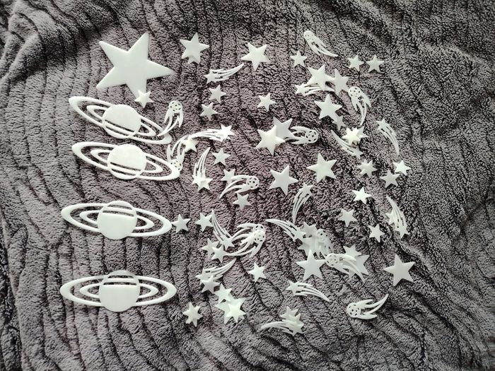 Glow In The Dark Plastic Stars