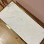 Brass And White Marble Side Table X 2 Image 3