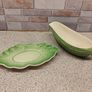 Vintage Royal Winton Green Leaf Gravy Boat and Underplate Pristine Condition Image 2