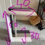 c shaped sofa table Image 3