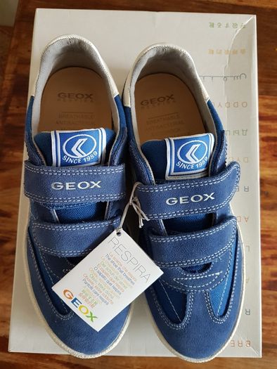 Geox Boys Jr Kiwi Boy A Low-Top J42A7A1022C4005 Avio 2.5 UK, 35 EU