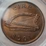 Proof Ireland 1d Penny 1968 Very Scarce in this Grade and colour Image 2