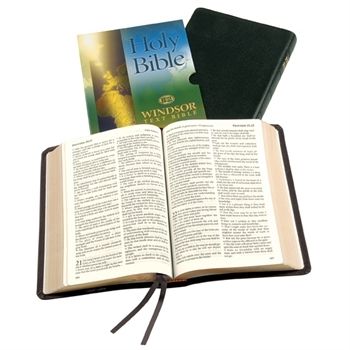 KJV Holy Bible Authorized Version Windsor Text TBS Trinitarian Bible Society 75GBP 90EUR calfskin on3ne3ss
