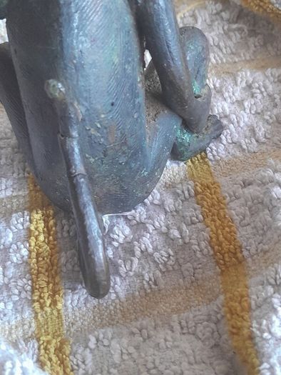 old bronze monkey