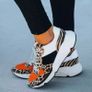size 4-8 sneakers Leopard Mesh Image 3