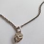 Links of London silver chain and 3d heart shape Image 2