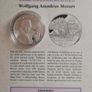 1996 Austria Wolfgang Amadeus Mozart Silver proof 25ecu coin. Official commemorative collection Image 3