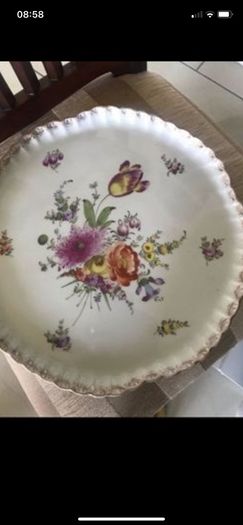Large Hand painted Meissen Dish