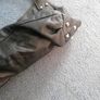 Large ink blue leather bag Image 4