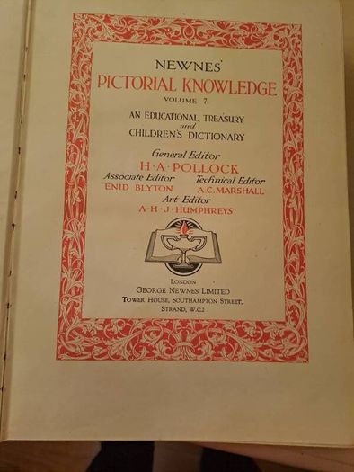 Vintage Pictorial Knowledge