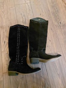 Faith- black boots- uk7.5