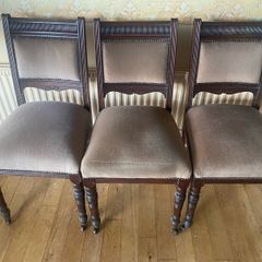 3 dinning room chairs