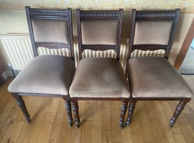 3 dinning room chairs