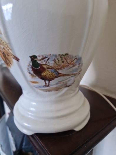 vintage gamebirds lamp