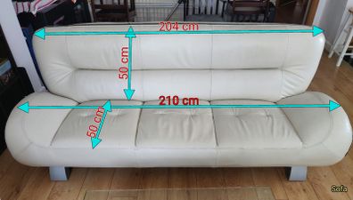 Leather Sofa & Armchair
