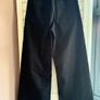 Zara ZW The Tailored Wide Leg Jeans Black Image 4