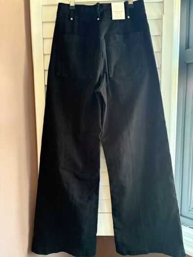 Zara ZW The Tailored Wide Leg Jeans Black