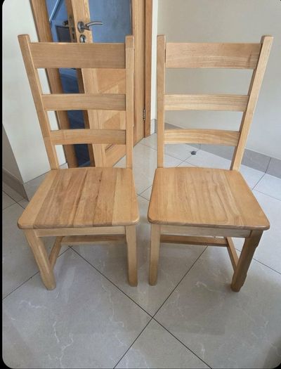 Sofa - wooden table - two chairs