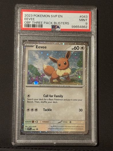 PSA 9 Eevee 2023