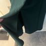 NEW Zara Forest Green Midi Dress - Size 12 / Size Large Image 2