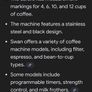 Swan Filter Coffee maker 12 Cup with glass carafe. Image 2