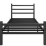 3ft Single Bed Frame with Headboard,Heavy Duty Metal Platform Image 8
