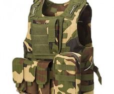 Airsoft - Lightweight AAV FSBE Assault Vest - Woodland