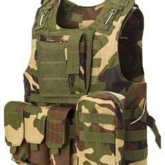 Airsoft - Lightweight AAV FSBE Assault Vest - Woodland
