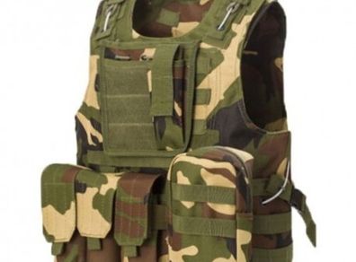 Airsoft - Lightweight AAV FSBE Assault Vest - Woodland