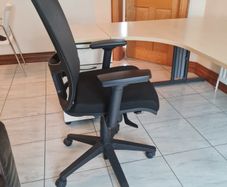 Black netback executive office chairs