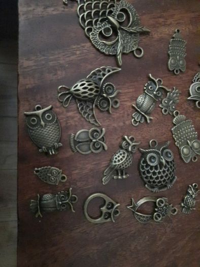 Collection of owl pendants
