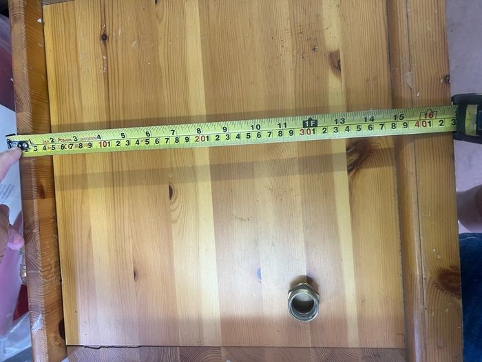 Wooden storage box protea pine