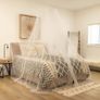 Luxury Mosquito Net Bed Canopy, Large for Single, Twin, Double, King Size, Quick Easy Installation, Finest Holes: Mesh 300, Curtain Netting with Entry, Storage Bag, No Chemicals Added Image 2