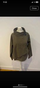 Funky ItalianStyle khaki top/jacket size 12