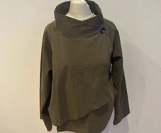 Funky ItalianStyle khaki top/jacket size 12
