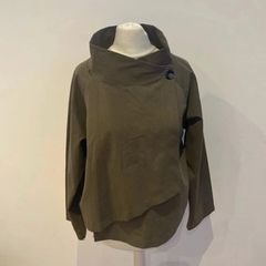 Funky ItalianStyle khaki top/jacket size 12
