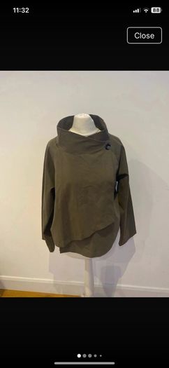Funky ItalianStyle khaki top/jacket size 12