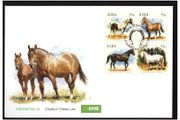 2011 Ireland The Irish Horse (Coloured Horse, Irish Draught Horse, Thoroughbred Horse &amp; Connemara Horse) Commemorative Stamps First Day Cover (FDC)