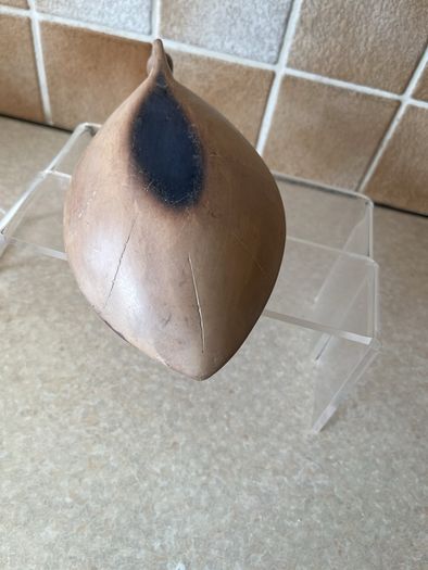 African Soapstone Hand carved 10.5" Bowl & 7.5" long Swan shaped soapstone