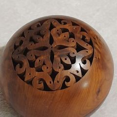 Unique Moroccan Thuya Wood Box Vintage Handmade Luxury