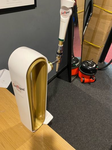 san miguel beer tap
